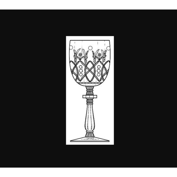 Vintage Rock Sharpe Set of 2 Iced Tea Denbeigh Floral Glasses 6.75" Daisy - Picture 7 of 7